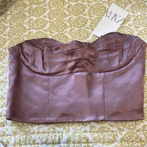 Zara bustier top
